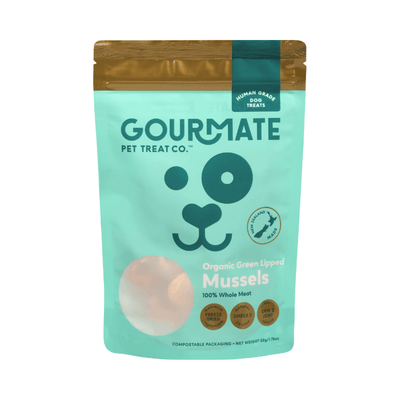 Gourmate Dog Treats Organic Green Lipped Mussels NZ | Dog Treats NZ | Further Faster Christchurch NZ