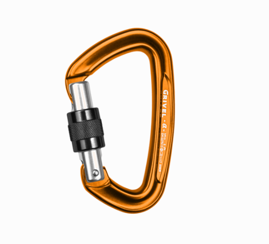 Grivel K1N Alpha Carabiner - D-Shape Screw Gate |  Carabiner NZ | Further Faster Christchurch NZ
