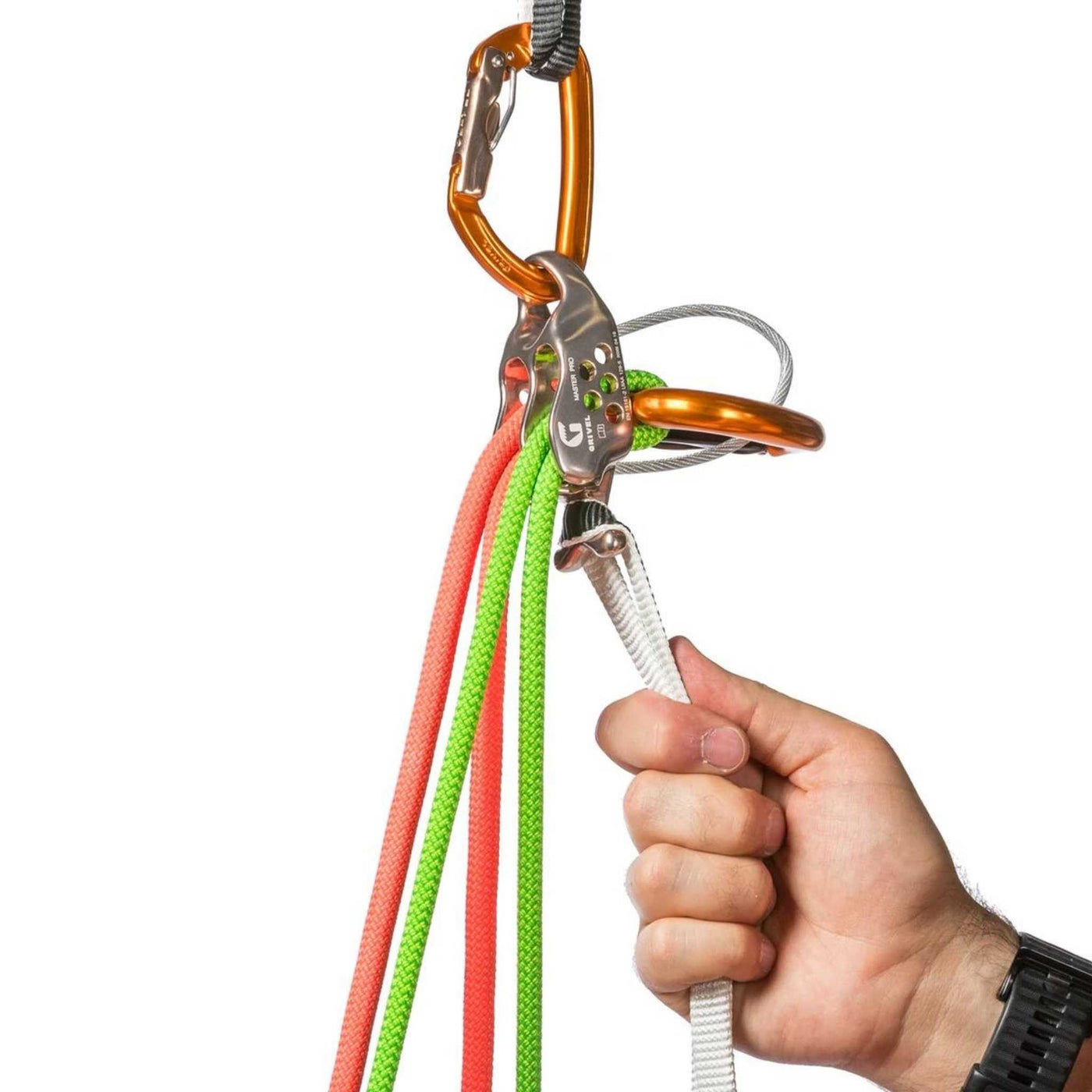 Grivel Master Pro Belay Device | Climbing Accessories | Further Faster Christchurch NZ 
