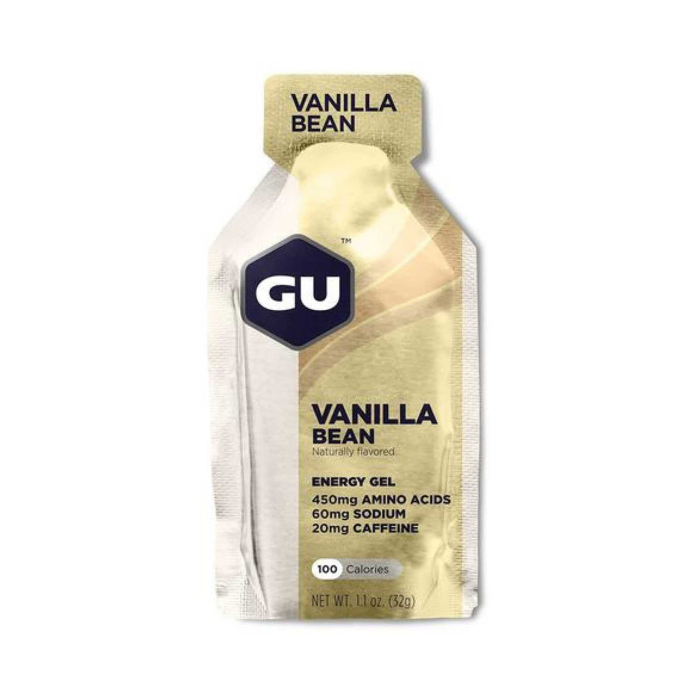 Gu Energy Gel - Vanilla Bean | Trail Running Gels and Nutrition | Further Faster Christchurch NZ - Vanilla Bean