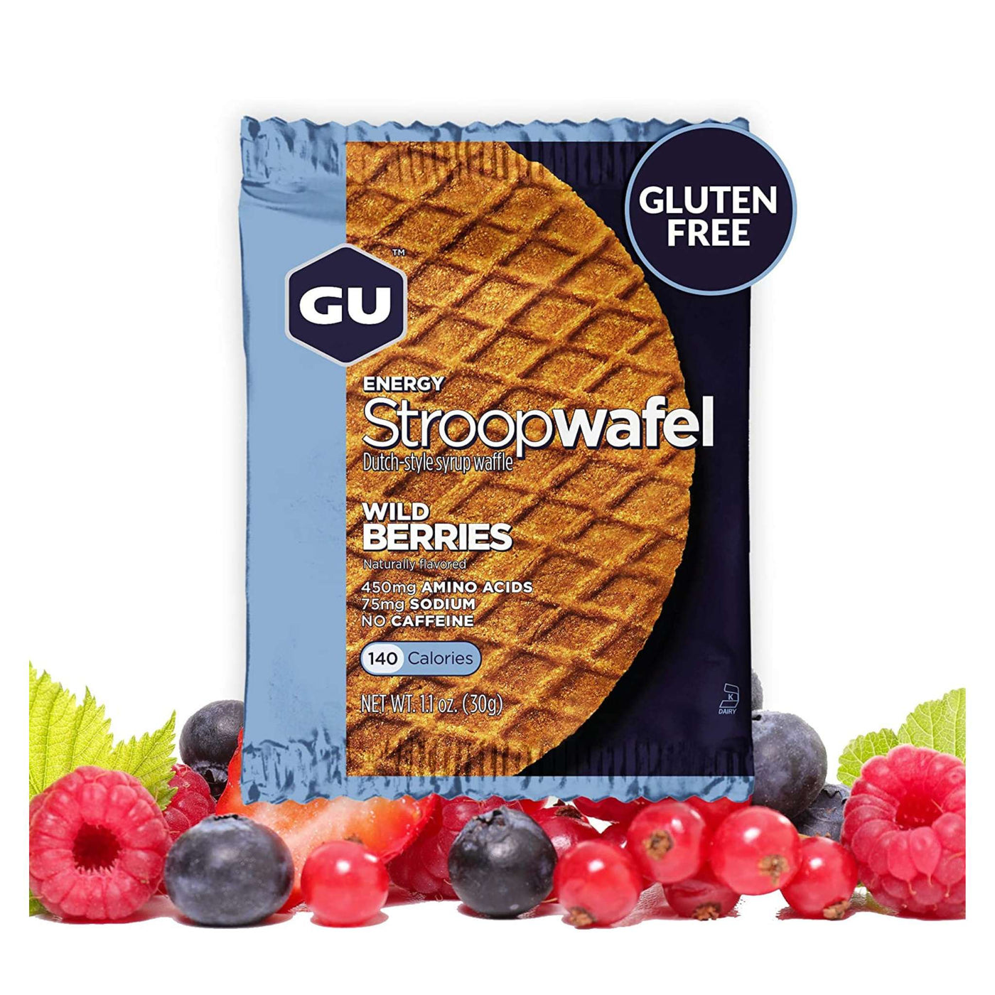 Gu Energy Gluten Free Stroopwafel - Wild Berries | Trail Energy NZ | Further Faster Christchurch NZ