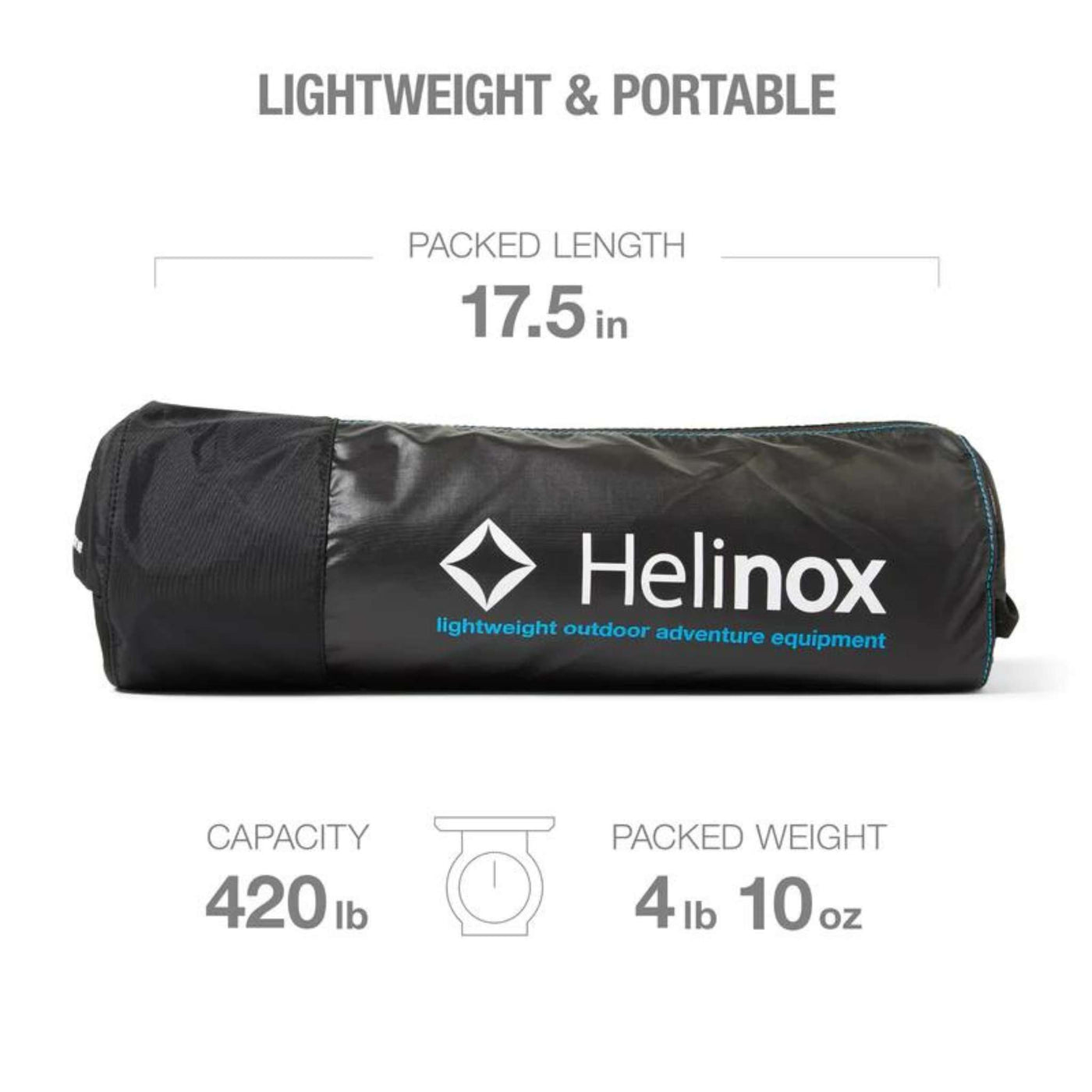Helinox Bench One | Lightweight Camping and Outdoor Chair | Further Faster Christchurch NZ
