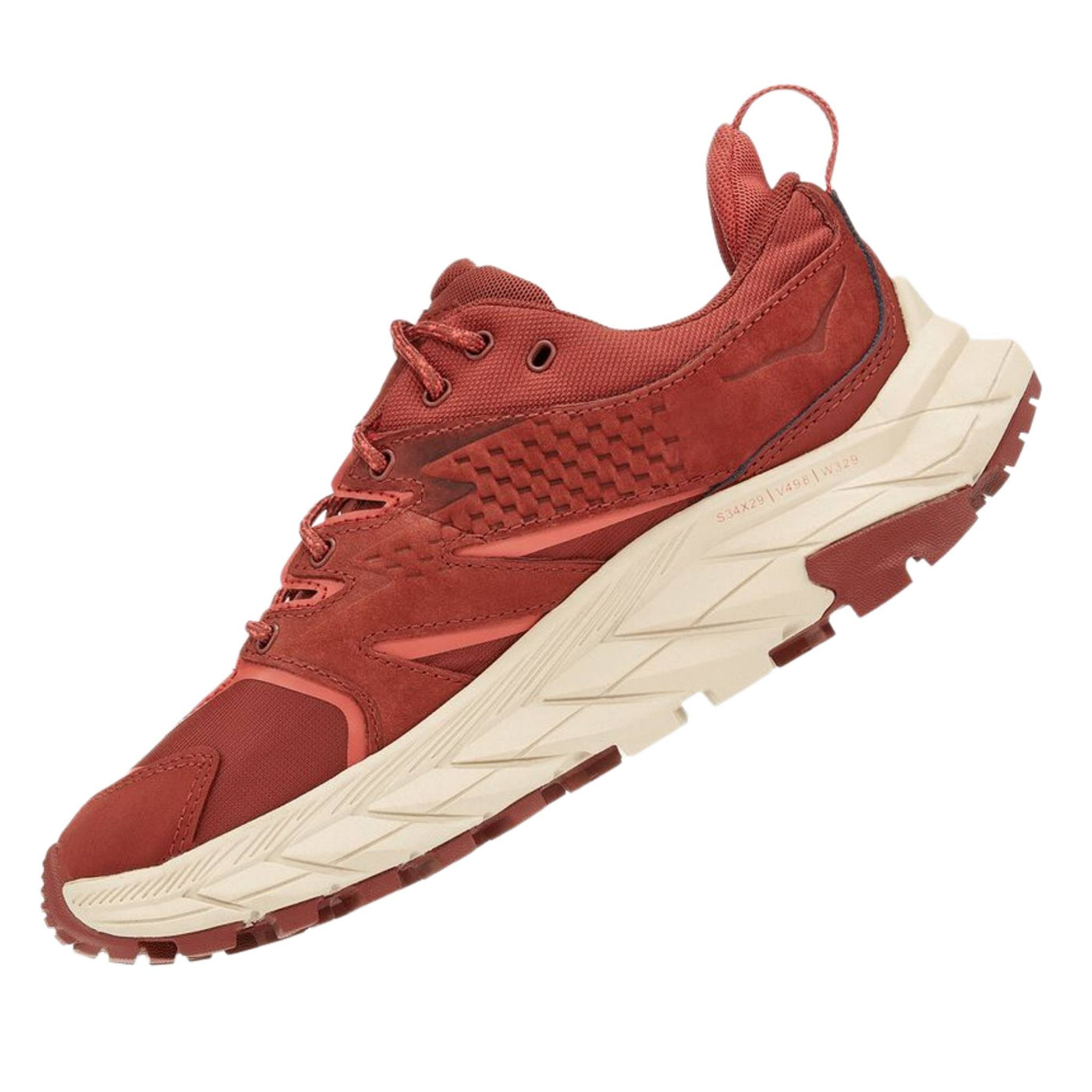 Hoka Anacapa Low GTX - Womens | Low Profile Walking & Hiking Shoes | Further Faster Christchurch NZ #cherry-mahogany-hot-sauce