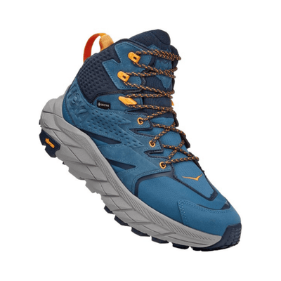 Hoka Mens Anacapa Mid GTX | Mens Waterproof Hiking Boot NZ | Hoka NZ | Further Faster Christchurch NZ #real-teal-outer-space