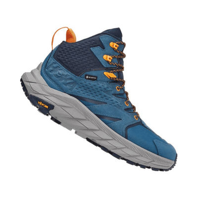 Hoka Mens Anacapa Mid GTX | Mens Waterproof Hiking Boot NZ | Hoka NZ | Further Faster Christchurch NZ #real-teal-outer-space