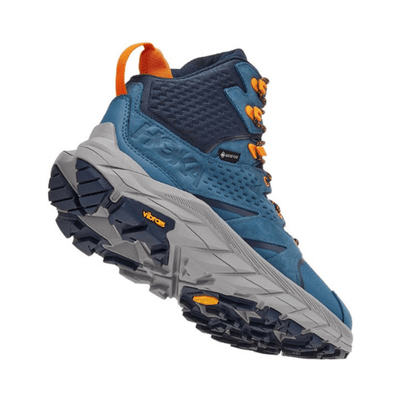 Hoka Mens Anacapa Mid GTX | Mens Waterproof Hiking Boot NZ | Hoka NZ | Further Faster Christchurch NZ #real-teal-outer-space