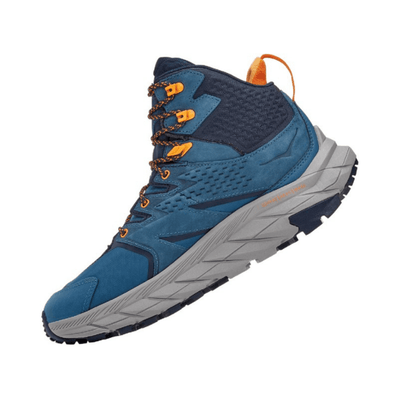Hoka Mens Anacapa Mid GTX | Mens Waterproof Hiking Boot NZ | Hoka NZ | Further Faster Christchurch NZ #real-teal-outer-space