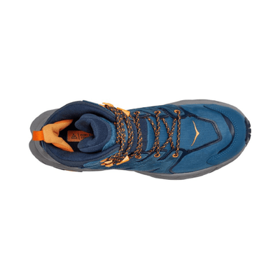 Hoka Mens Anacapa Mid GTX | Mens Waterproof Hiking Boot NZ | Hoka NZ | Further Faster Christchurch NZ #real-teal-outer-space