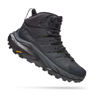 Hoka Kaha 2 GTX - Mens | Mens Waterproof Hiking Boot NZ | Further Faster Christchurch NZ #black-black