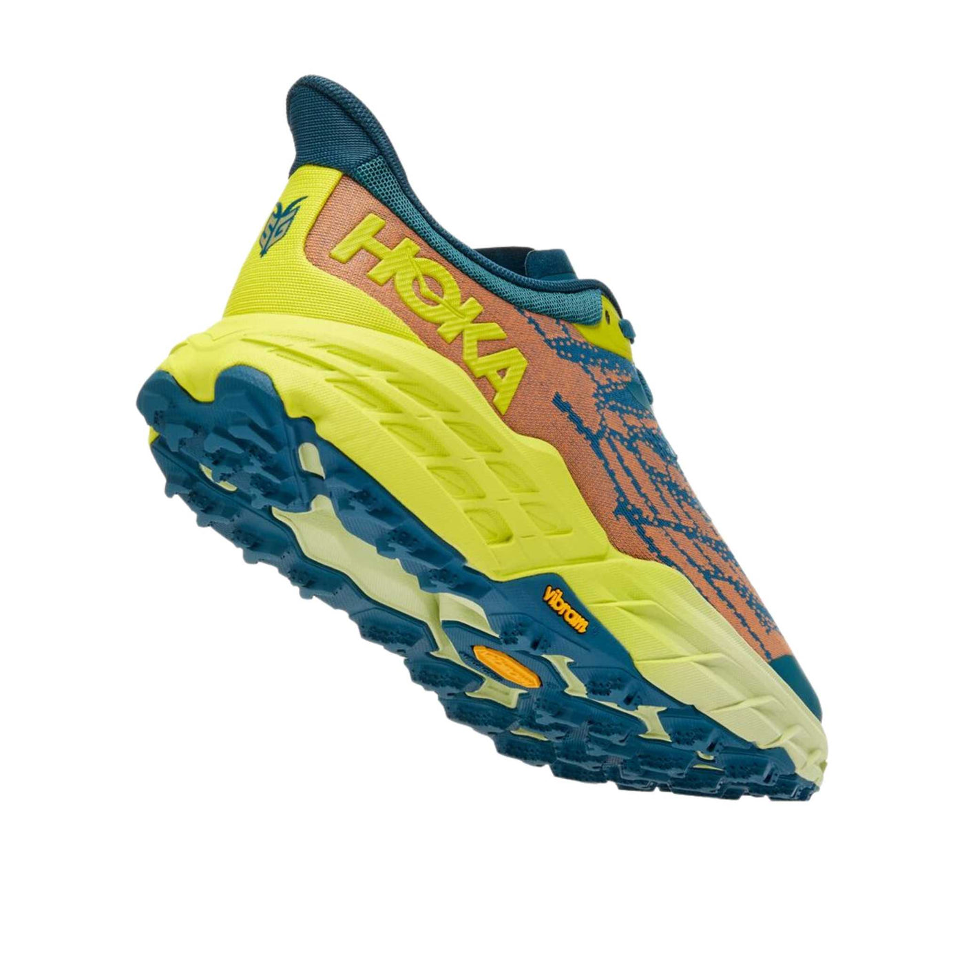 Hoka Speedgoat 5 Wide - Mens | Trail Running Shoes NZ | Further Faster Christchurch NZ #blue-coral-evening-primrose