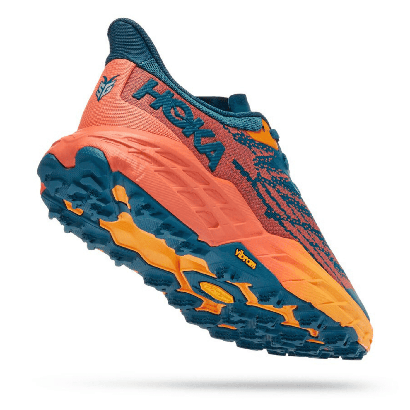 Hoka Speedgoat 5 - Womens | Trail Running Shoe | Further Faster Christchurch NZ #blue-coral-amelia