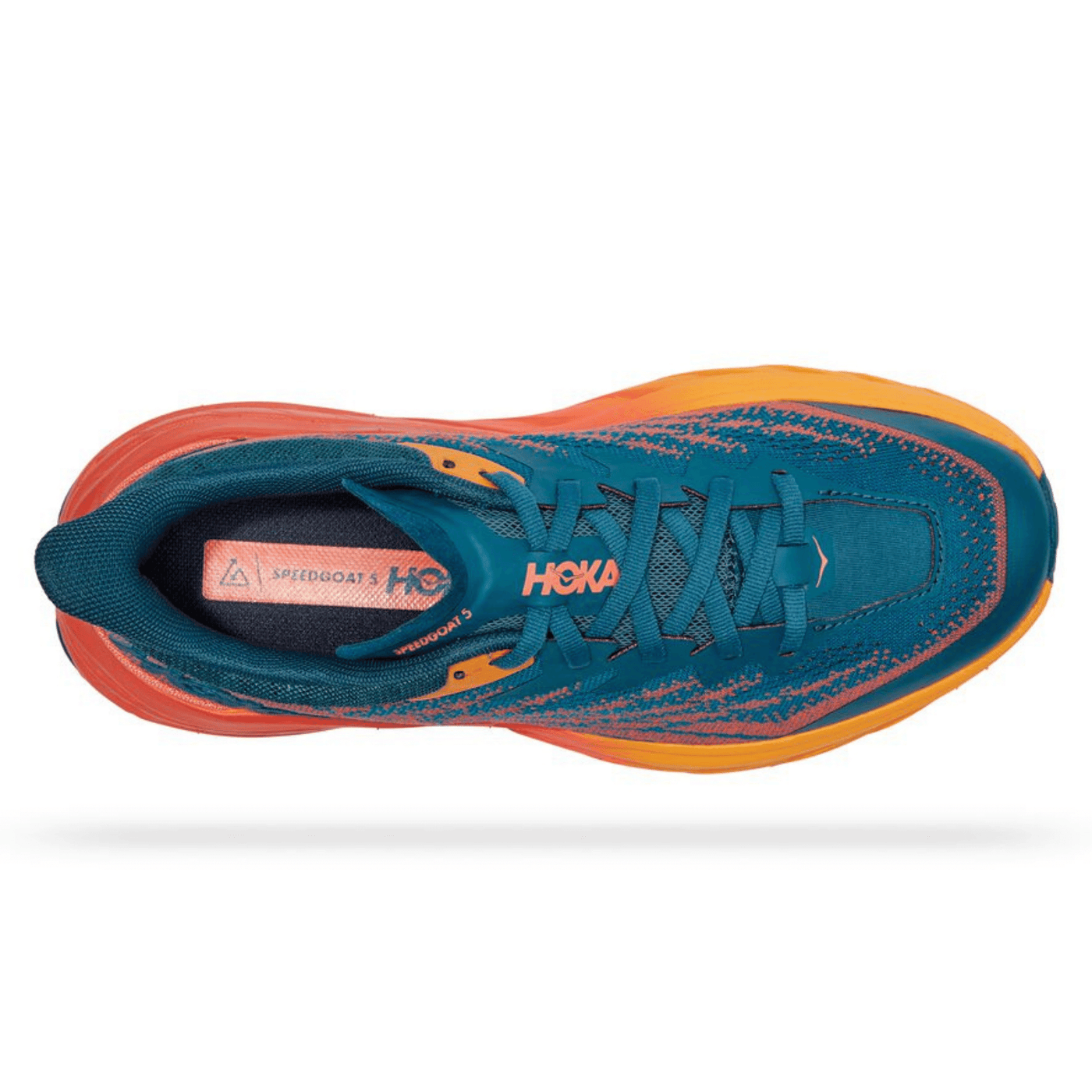 Hoka Speedgoat 5 - Womens | Trail Running Shoe | Further Faster Christchurch NZ #blue-coral-amelia