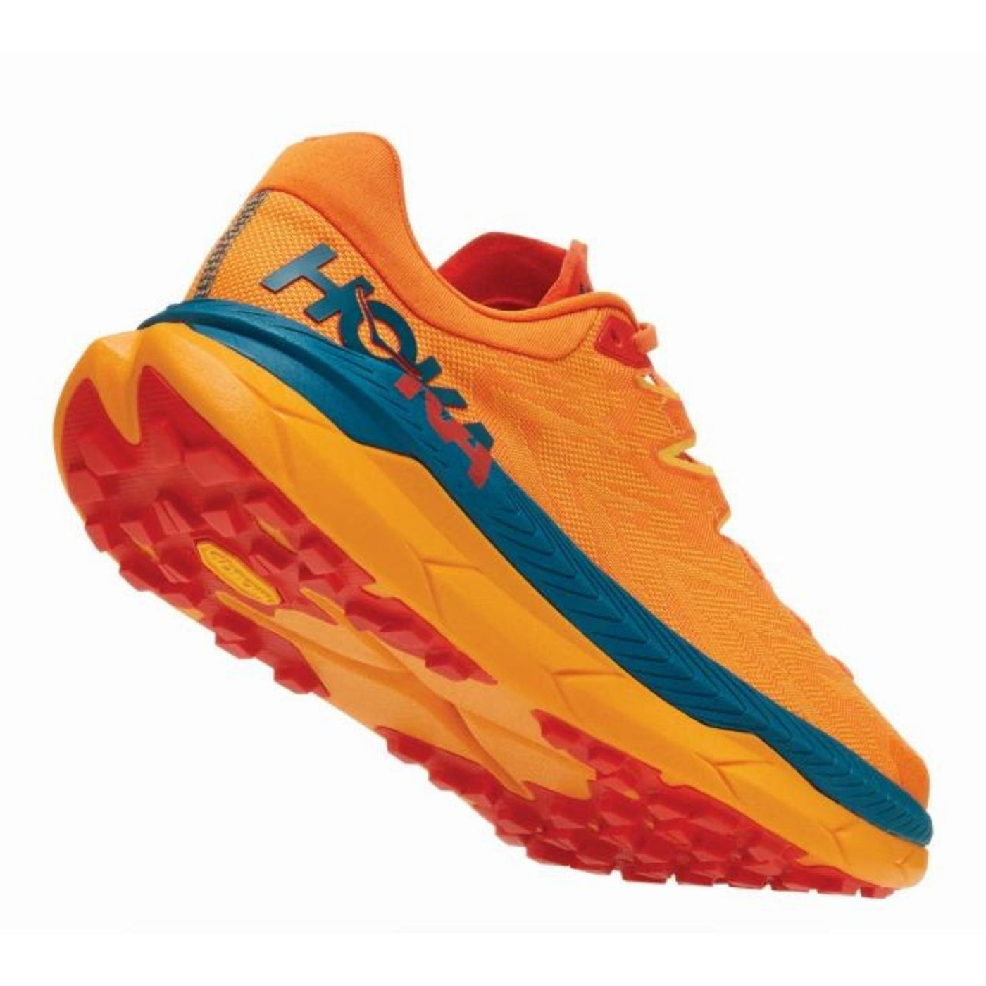 Hoka Tecton X - Mens | Trailrunning Shoes | Further Faster Christchurch NZ #persimmon-orange-radiant-yellow