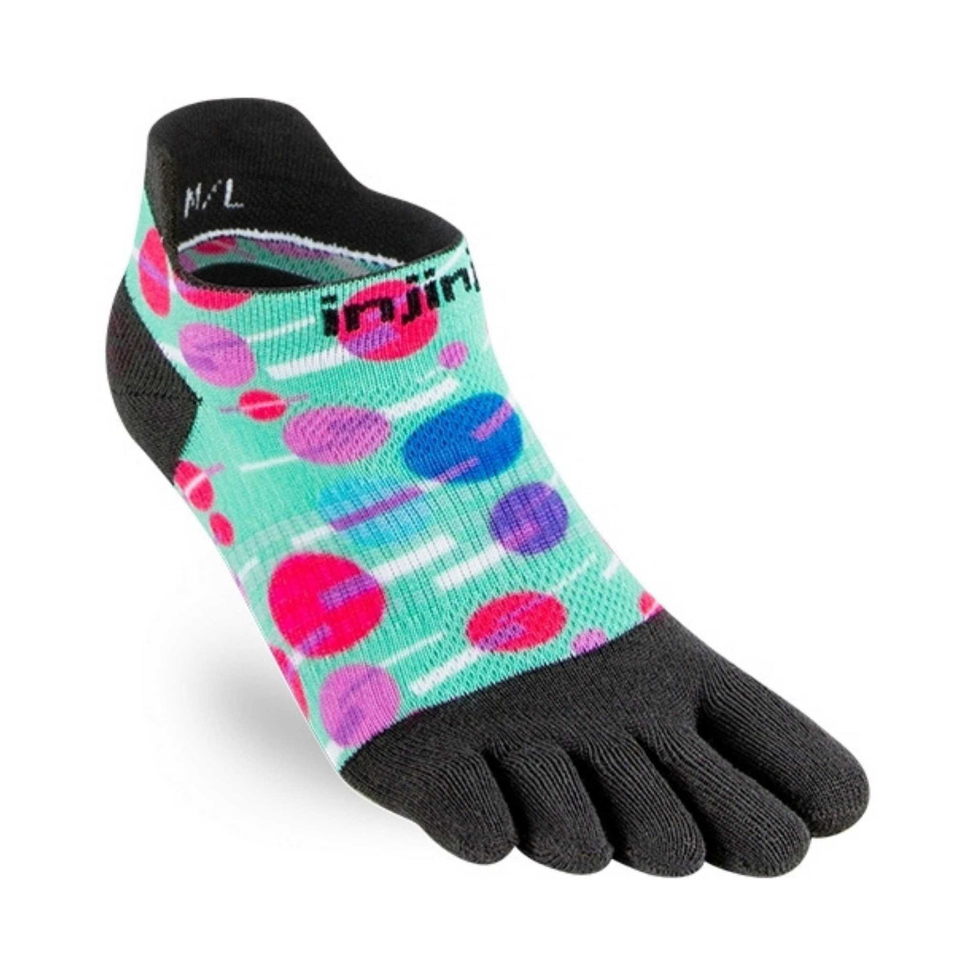 Injinji Run Spectrum Lightweight Women's - No Show | Trail Running Toe Socks | Further Faster Christchurch NZ #fizz