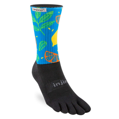 Injinji Trail 2.0 Midweight - Crew | Toe Socks | Trail Running Socks NZ | Further Faster Christchurch NZ #citrus-injinji