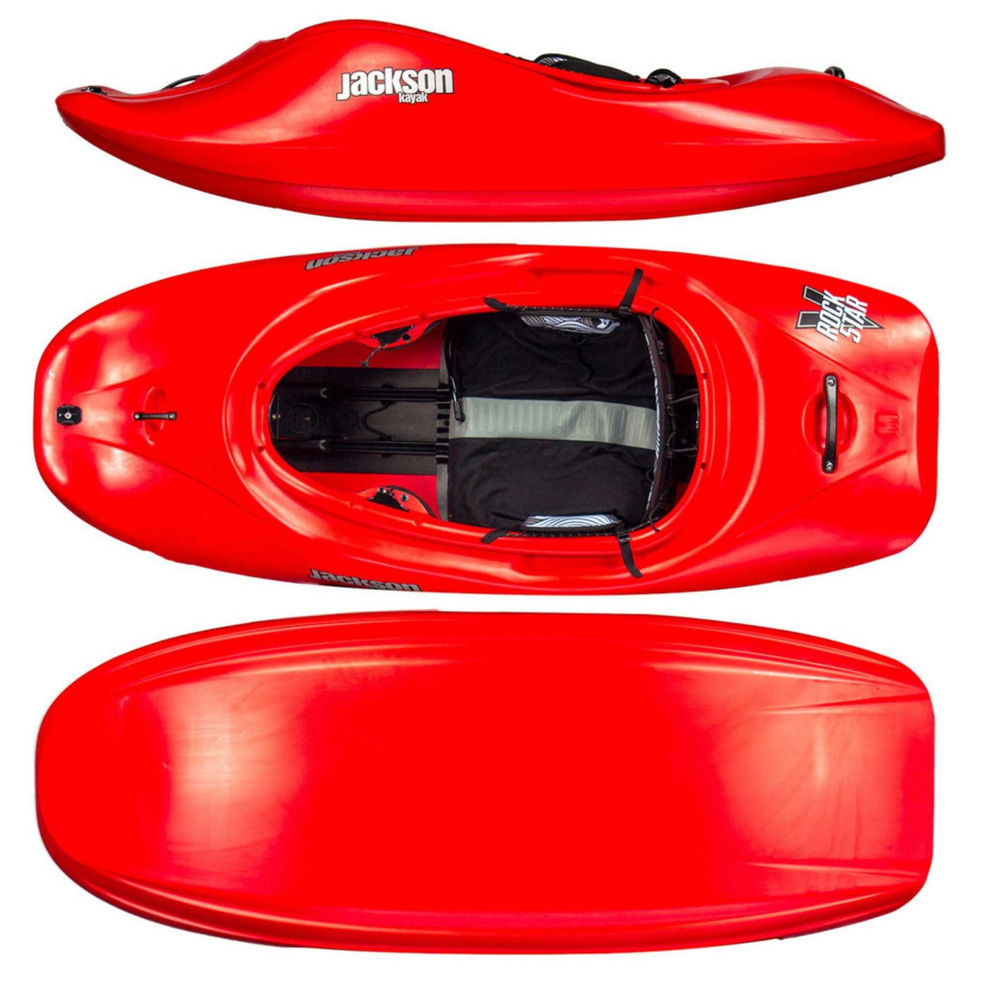 Jackson Kayak Rockstar 5.0 | Whitewater Kayaks NZ | Further Faster Christchurch NZ #red