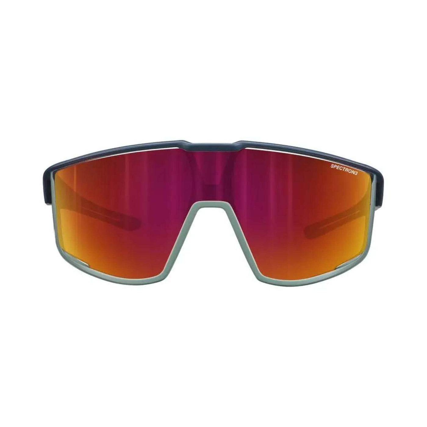 Julbo Fury Dark Blue/Green Sunglasses - Spectron 3CF Lens | Multisport Sun Glasses NZ | Further Faster Christchurch NZ