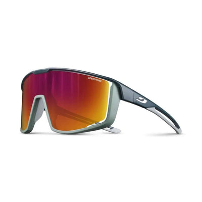 Julbo Fury Dark Blue/Green Sunglasses - Spectron 3CF Lens | Multisport Sun Glasses NZ | Further Faster Christchurch NZ