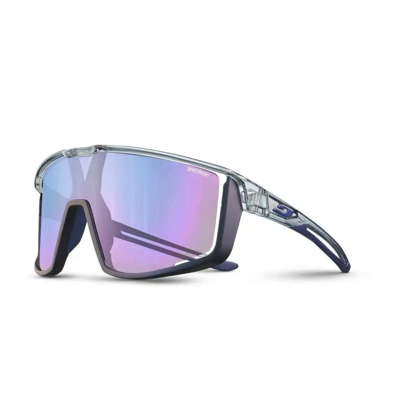 Julbo Fury Grey/Purple Sunglasses - Spectron 1CF Lens | Performance Sunglasses NZ | Further Faster Christchurch NZ