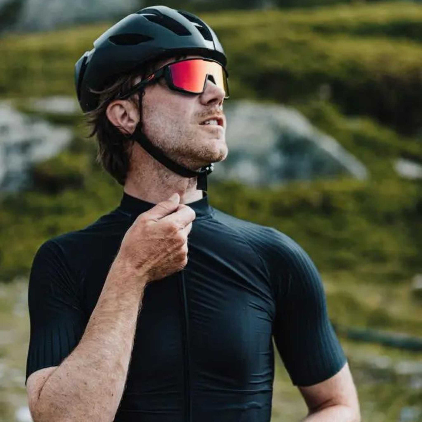 Julbo Fury Noir/Rouge Sunglasses - Polycarbonate Cat 3 Lens NZ | Performance Sunglasses | Further Faster Christchurch NZ