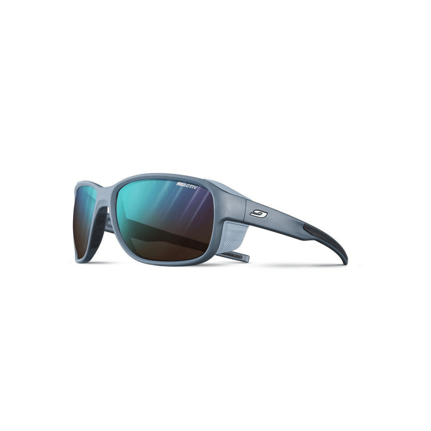 Julbo Montebianco 2 Grey Sunglasses - Reactiv Performance 2-4 DL BLEU Lens | Protective Eyewear | Further Faster Christchurch NZ
