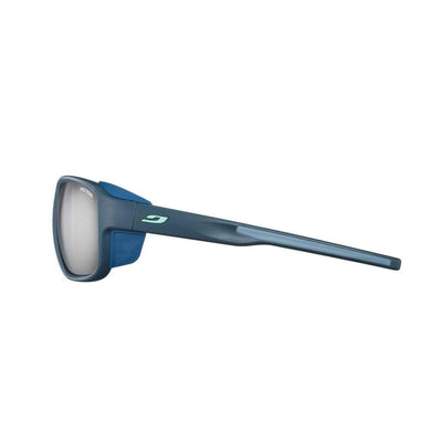 Julbo Montebianco Dark Blue / Blue / Mint Sunglasses - Polarised 3+ | Polarised performance eyewear | Further Faster Christchurch NZ