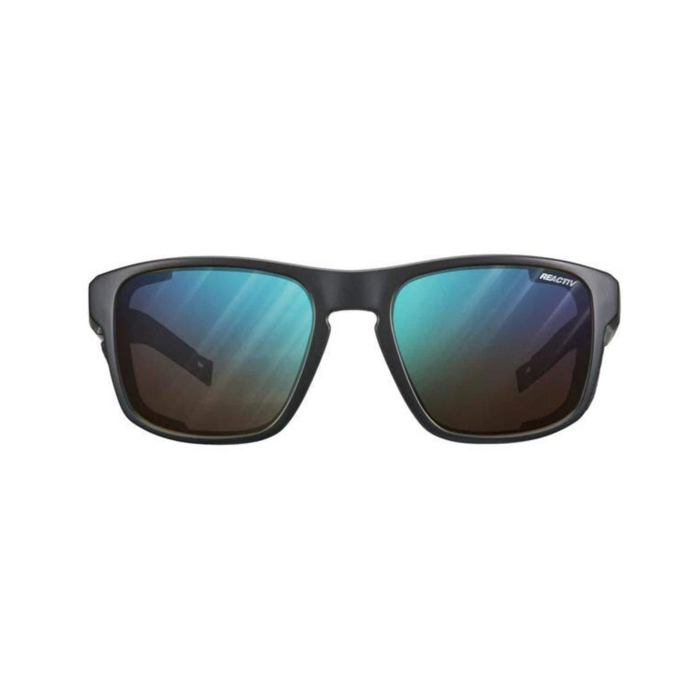 Julbo Shield Black / Black Sunglasses - Reactiv Performance 2-4 DL BLEU Lens | Performance Sunglasses | Further Faster Christchurch NZ