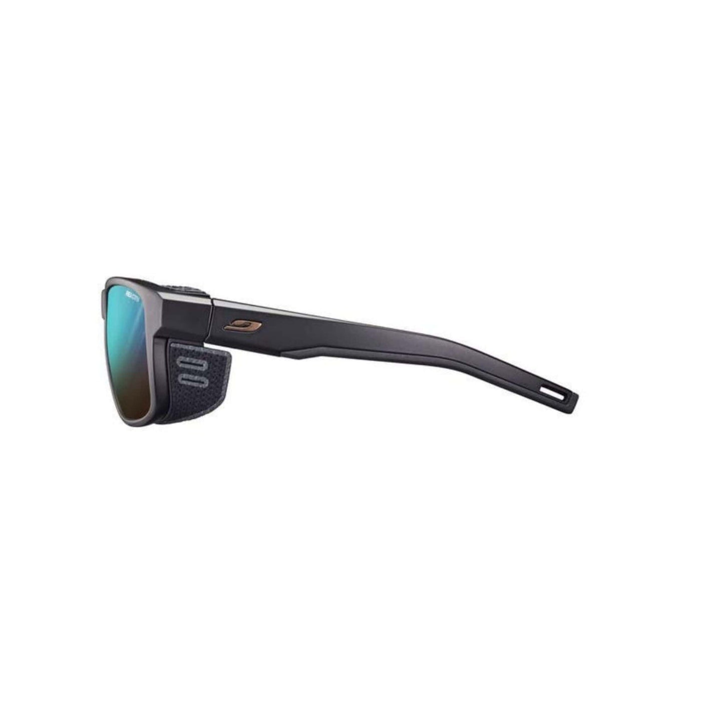 Julbo Shield Black / Black Sunglasses - Reactiv Performance 2-4 DL BLEU Lens | Performance Sunglasses | Further Faster Christchurch NZ
