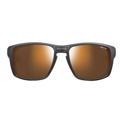 Julbo Shield M Black/Neon Orange Sunglasses Reactiv High Mountain 2-4 Lens | Performance Sunglasses NZ | Further Faster Christchurch NZ