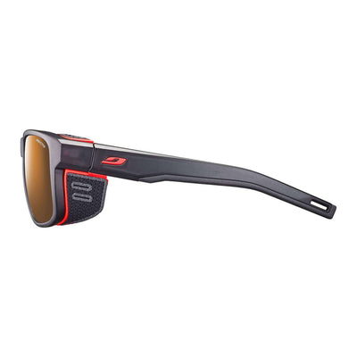 Julbo Shield M Black/Neon Orange Sunglasses Reactiv High Mountain 2-4 Lens | Performance Sunglasses NZ | Further Faster Christchurch NZ