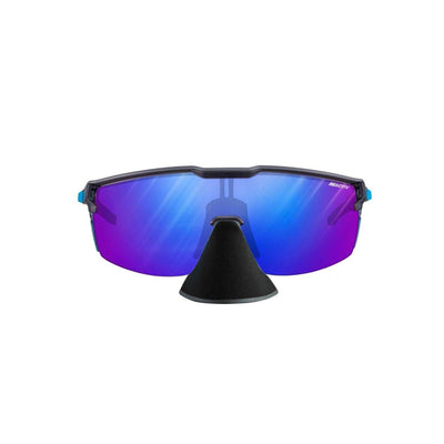 Julbo Ultimate Cover Dark Grey / Blue Sunglasses - Reactiv Performance 1-3 HC Lens | Performance Eyewear | Further Faster Christchurch NZ