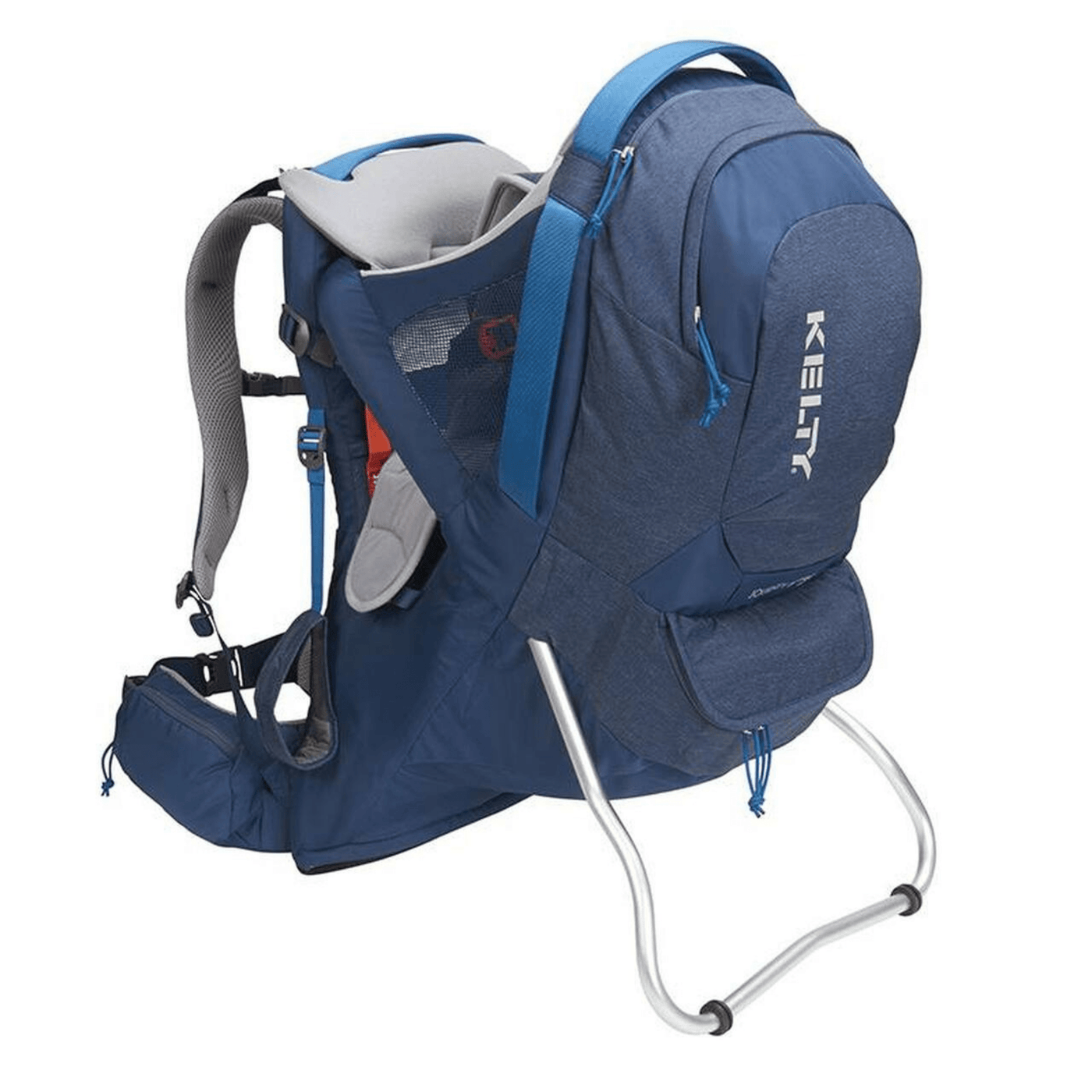 Kelty Journey PerfectFit Signature Child Carrier Backpack |  Family Hiking and Tramping | Further Faster Christchurch NZ #insignia-blue