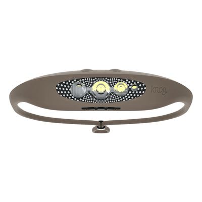 Knog Bilby 400 Lumen Headlamp | Performance Head Torches | Further Faster Christchurch NZ #putty-grey