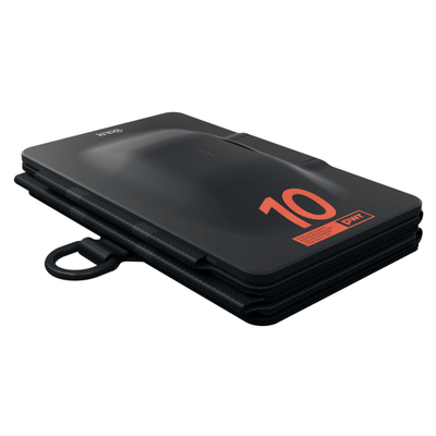 Knog PWR 10 Watt Portable Compact Folding Solar Panel | Backcountry & Camping Solar Panel | Further Faster Christchurch NZ 