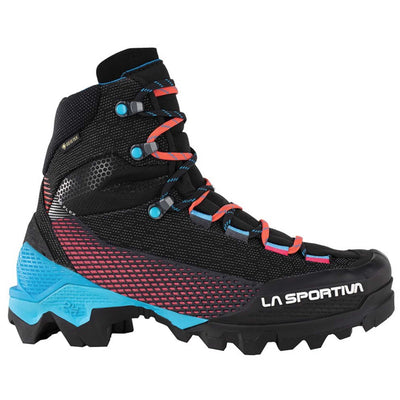 La Sportiva Aequilibrium ST GTX Womens Mountaineering & Alpine Boots | Further Faster Christchurch NZ #black-hibiscus-ls