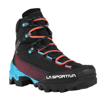 La Sportiva Aequilibrium ST GTX Womens Mountaineering & Alpine Boots | Further Faster Christchurch NZ #black-hibiscus-ls