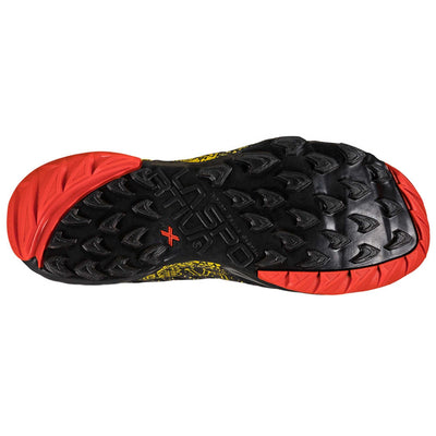 La Sportiva Akasha II Trail Shoe  - Mens | Technical Trail Running Shoe | Further Faster Christchurch NZ #black-yellow-ls