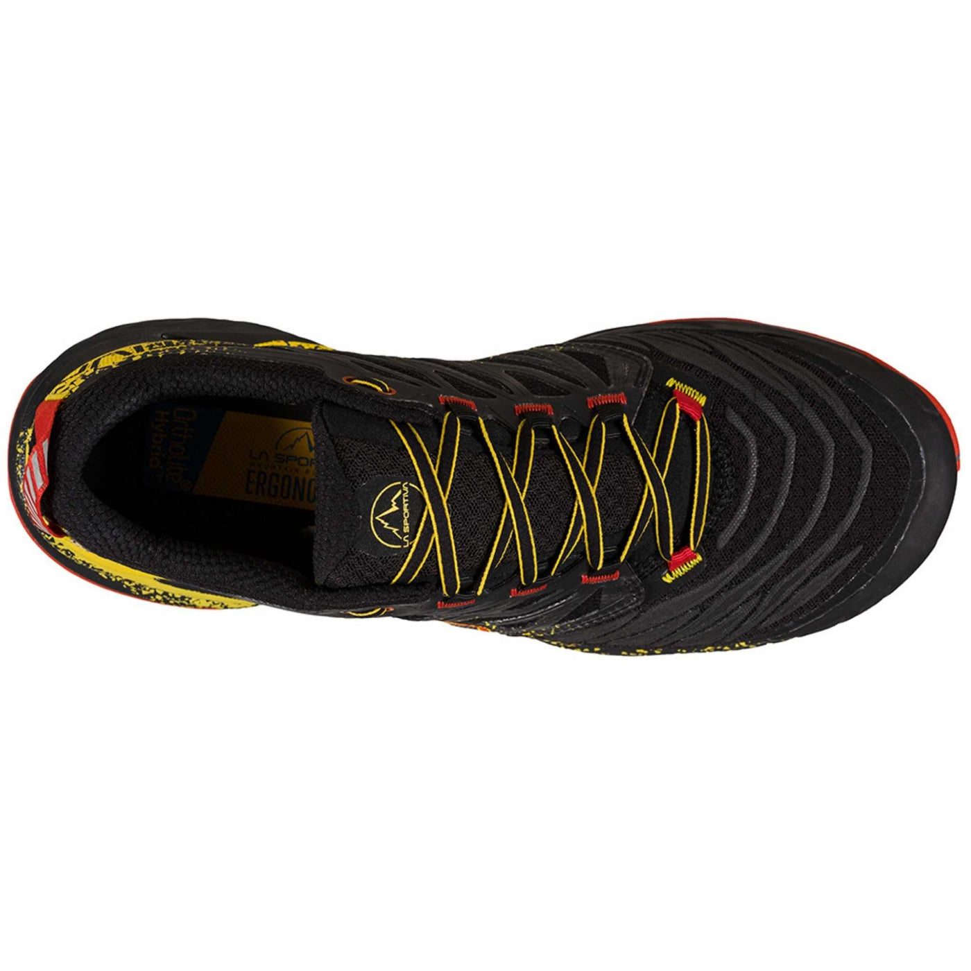 La Sportiva Akasha II Trail Shoe  - Mens | Technical Trail Running Shoe | Further Faster Christchurch NZ #black-yellow-ls
