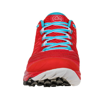 La Sportiva Akasha II Trail Shoe  - Womens | Mountain Trail Running Endurance Shoe | Further Faster Christchurch NZ #hibiscus-malibu-blue