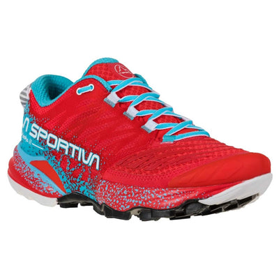 La Sportiva Akasha II Trail Shoe  - Womens | Mountain Trail Running Endurance Shoe | Further Faster Christchurch NZ #hibiscus-malibu-blue