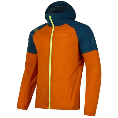 La Sportiva Jacket Pocketshell - Mens | Mens Mountaineering Softshell Jacket NZ | Further Faster Christchurch NZ #hawai-blue