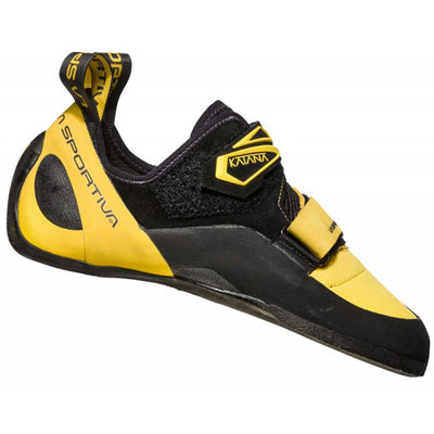 La Sportiva Katana | Rock Climbing Shoes | Further Faster Christchurch NZ #yellow-black