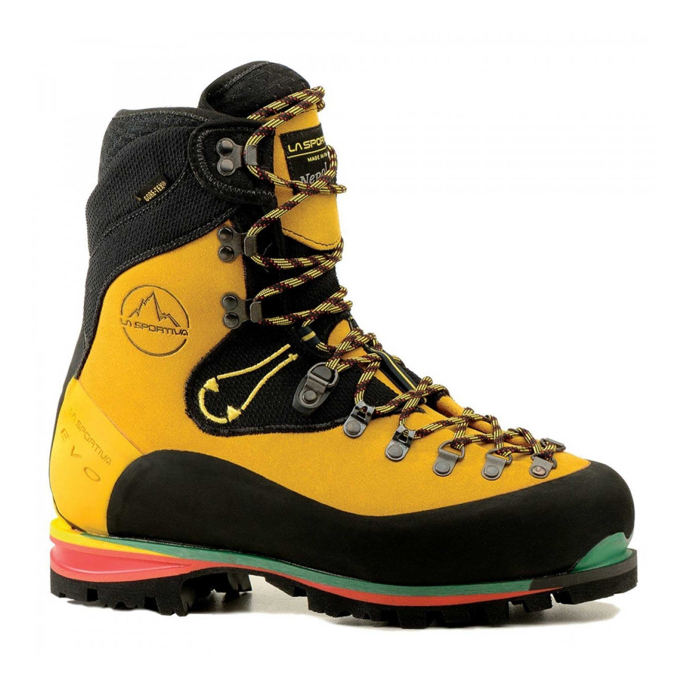 La Sportiva Nepal Evo | Mountaineering and Climbing Boot | Further Faster Christchurch NZ #yellow