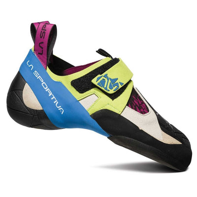 La Sportiva Womens Skwama | Womens Climbing Shoe NZ | La Sportiva NZ | Further Faster Christchurch NZ #apple-green-cobalt-blue