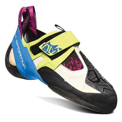 La Sportiva Womens Skwama | Womens Climbing Shoe NZ | La Sportiva NZ | Further Faster Christchurch NZ #apple-green-cobalt-blue