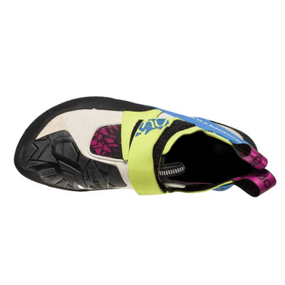 La Sportiva Womens Skwama | Womens Climbing Shoe NZ | La Sportiva NZ | Further Faster Christchurch NZ #apple-green-cobalt-blue