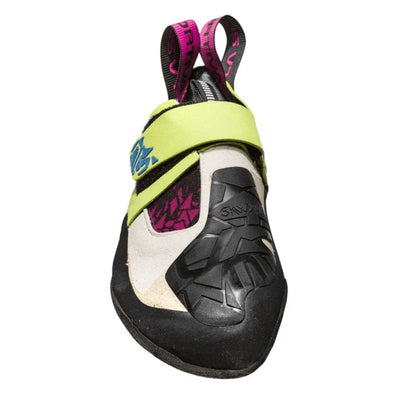 La Sportiva Womens Skwama | Womens Climbing Shoe NZ | La Sportiva NZ | Further Faster Christchurch NZ #apple-green-cobalt-blue