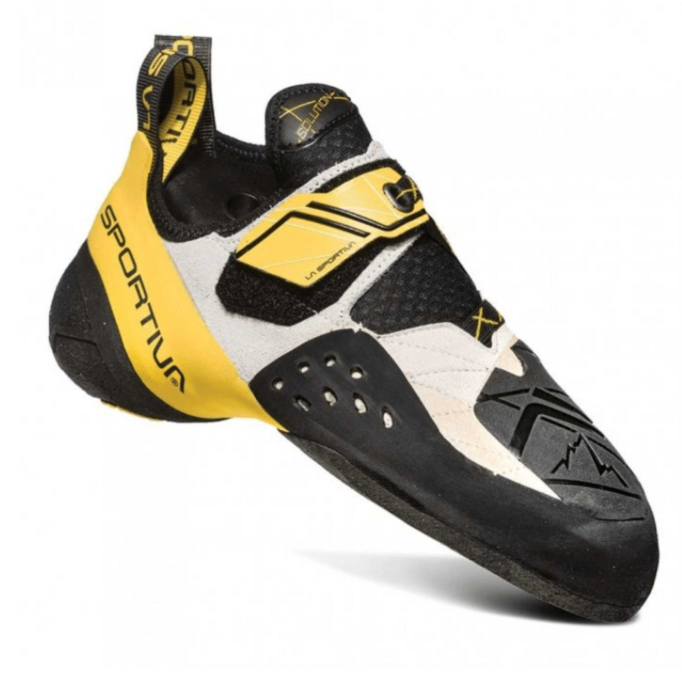La Sportiva Solution | Climbing Shoes & Gear NZ | La Sportiva NZ | Further Faster Christchurch NZ #white-yellow