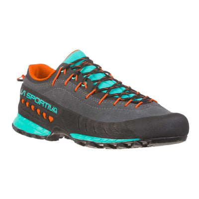 La Sportiva TX4 Womens | Trail Running and Hiking Shoes | Further Faster Christchurch NZ #carbon-aqua