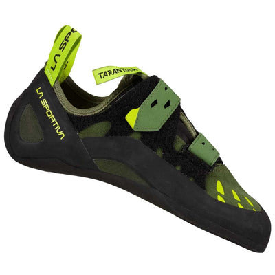 La Sportiva Tarantula | Rock Climbing Shoe for Beginners | Further Faster Christchurch NZ #olive-neon